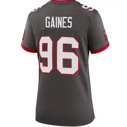 Nike Greg Gaines Tampa Bay Buccaneers Game Pewter Alternate Jersey - Women's