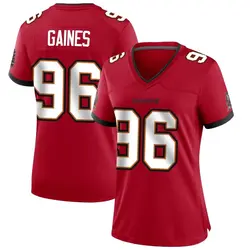 Nike Greg Gaines Tampa Bay Buccaneers Game Red Team Color Jersey - Women's