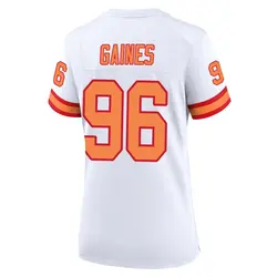 Nike Greg Gaines Tampa Bay Buccaneers Game White '76 Jersey - Women's