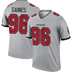 Nike Greg Gaines Tampa Bay Buccaneers Legend Gray Inverted Jersey - Men's