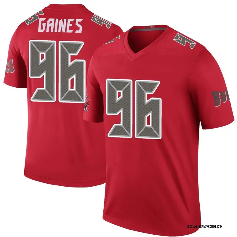 Nike Greg Gaines Tampa Bay Buccaneers Legend Red Color Rush Jersey - Men's