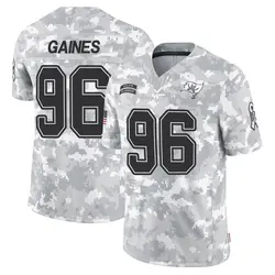 Nike Greg Gaines Tampa Bay Buccaneers Limited Arctic Camo 2024 Salute to Service Jersey - Men's