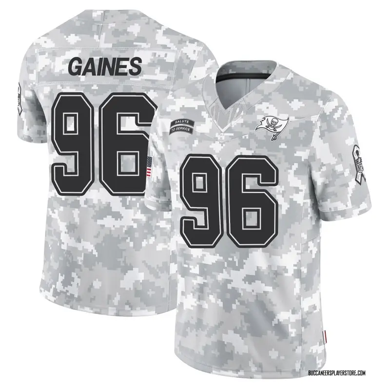 Nike Greg Gaines Tampa Bay Buccaneers Limited Arctic Camo 2024 Salute to Service Jersey - Men's