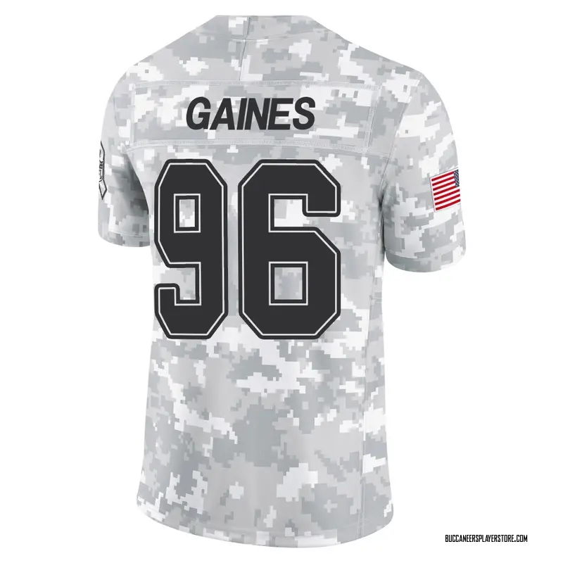 Nike Greg Gaines Tampa Bay Buccaneers Limited Arctic Camo 2024 Salute to Service Jersey - Men's
