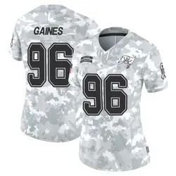 Nike Greg Gaines Tampa Bay Buccaneers Limited Arctic Camo 2024 Salute to Service Jersey - Women's