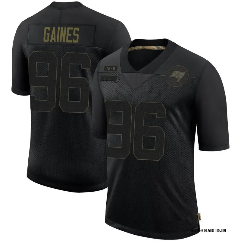Nike Greg Gaines Tampa Bay Buccaneers Limited Black 2020 Salute To Service Jersey - Men's