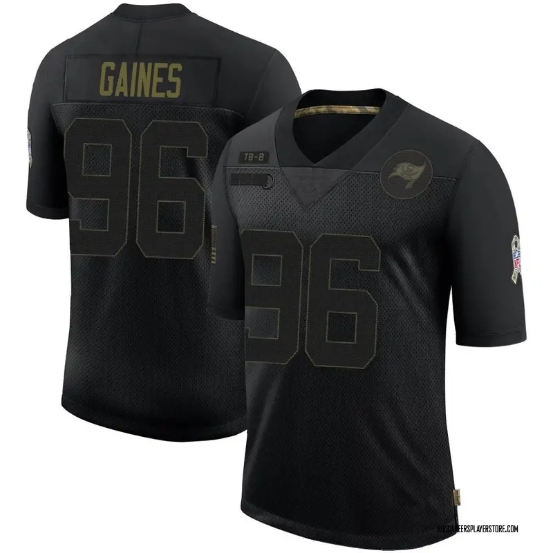 Nike Greg Gaines Tampa Bay Buccaneers Limited Black 2020 Salute To Service Jersey - Youth