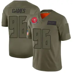 Nike Greg Gaines Tampa Bay Buccaneers Limited Camo 2019 Salute to Service Jersey - Youth