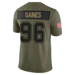Nike Greg Gaines Tampa Bay Buccaneers Limited Olive 2025 Salute to Service Jersey - Youth