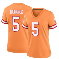 Nike Haason Reddick Tampa Bay Buccaneers Game Orange Throwback Jersey - Women's