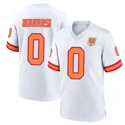 Nike Haggai Ndubuisi Tampa Bay Buccaneers Game White '76 50th Season Jersey - Men's