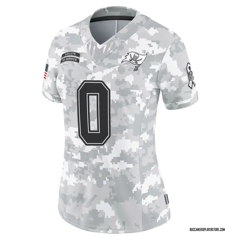 Nike Haggai Ndubuisi Tampa Bay Buccaneers Limited Arctic Camo 2024 Salute to Service Jersey - Women's
