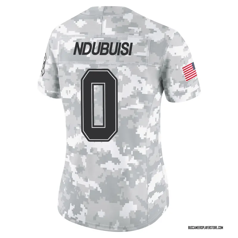 Nike Haggai Ndubuisi Tampa Bay Buccaneers Limited Arctic Camo 2024 Salute to Service Jersey - Women's