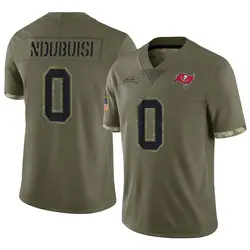 Nike Haggai Ndubuisi Tampa Bay Buccaneers Limited Olive 2022 Salute To Service Jersey - Youth