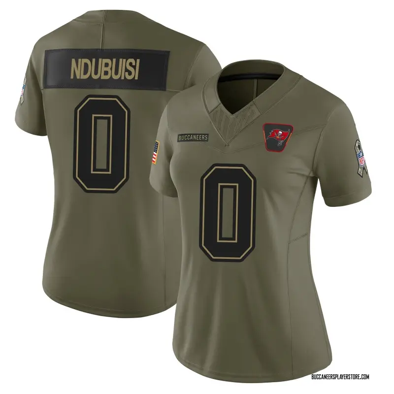 Nike Haggai Ndubuisi Tampa Bay Buccaneers Limited Olive 2025 Salute to Service Jersey - Women's