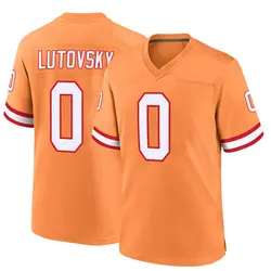 Nike Henry Lutovsky Tampa Bay Buccaneers Game Orange Throwback Jersey - Youth