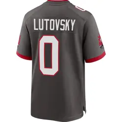 Nike Henry Lutovsky Tampa Bay Buccaneers Game Pewter Alternate Jersey - Men's