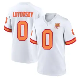 Nike Henry Lutovsky Tampa Bay Buccaneers Game White '76 50th Season Jersey - Men's
