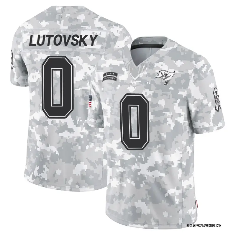 Nike Henry Lutovsky Tampa Bay Buccaneers Limited Arctic Camo 2024 Salute to Service Jersey - Men's