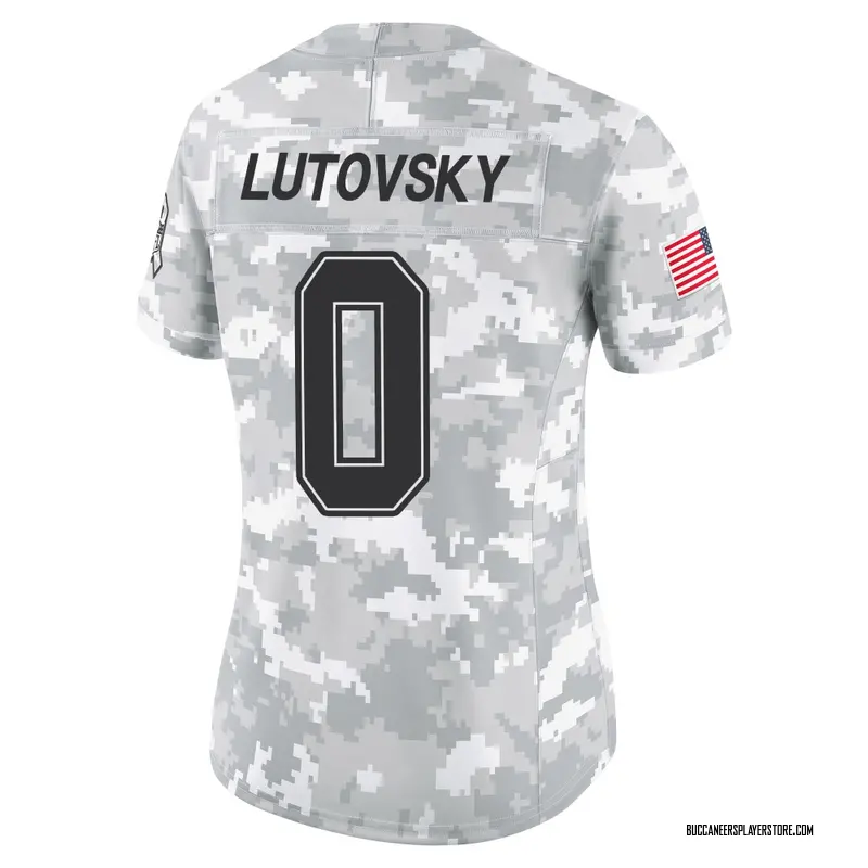 Nike Henry Lutovsky Tampa Bay Buccaneers Limited Arctic Camo 2024 Salute to Service Jersey - Women's