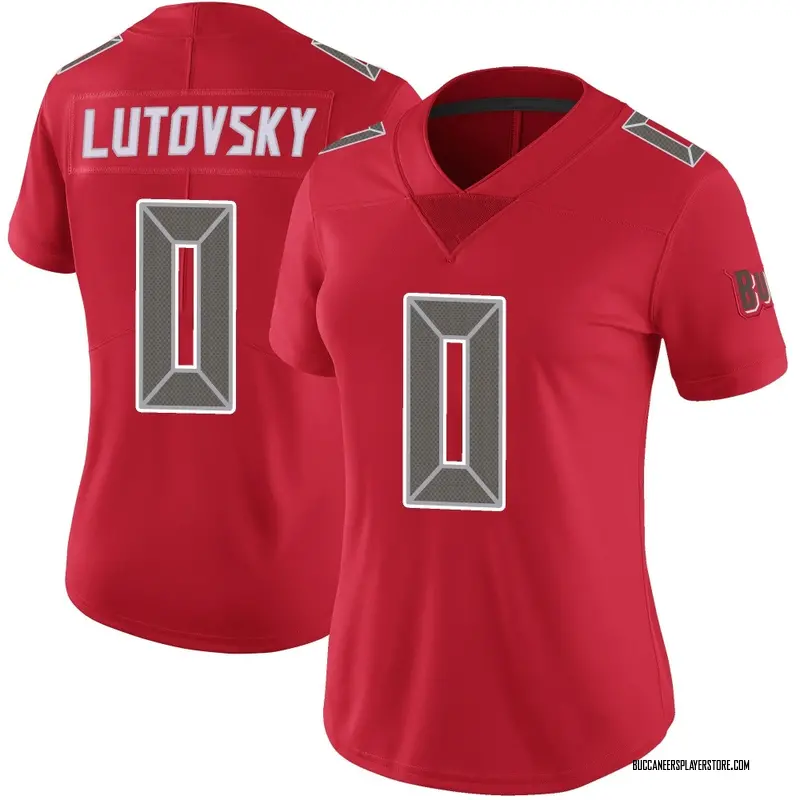 Nike Henry Lutovsky Tampa Bay Buccaneers Limited Red Color Rush Jersey - Women's