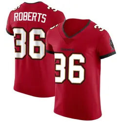 Nike JJ Roberts Tampa Bay Buccaneers Elite Red Vapor Jersey - Men's