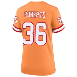 Nike JJ Roberts Tampa Bay Buccaneers Game Cream sicle 50th Season Jersey - Women's