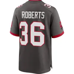 Nike JJ Roberts Tampa Bay Buccaneers Game Pewter Alternate Jersey - Youth