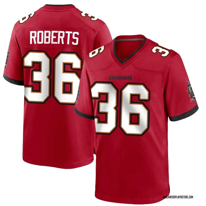 Nike JJ Roberts Tampa Bay Buccaneers Game Red Team Color Jersey - Men's