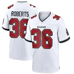 Nike JJ Roberts Tampa Bay Buccaneers Game White Jersey - Men's