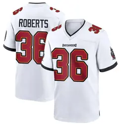 Nike JJ Roberts Tampa Bay Buccaneers Game White Jersey - Youth