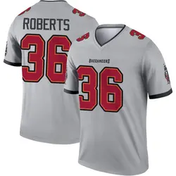Nike JJ Roberts Tampa Bay Buccaneers Legend Gray Inverted Jersey - Youth