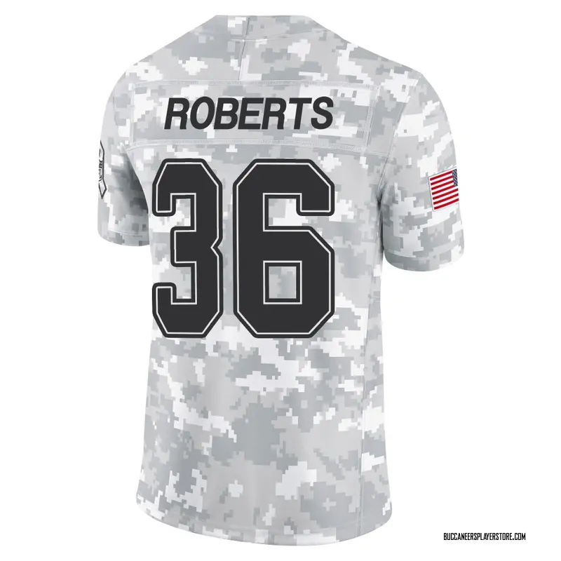 Nike JJ Roberts Tampa Bay Buccaneers Limited Arctic Camo 2024 Salute to Service Jersey - Men's