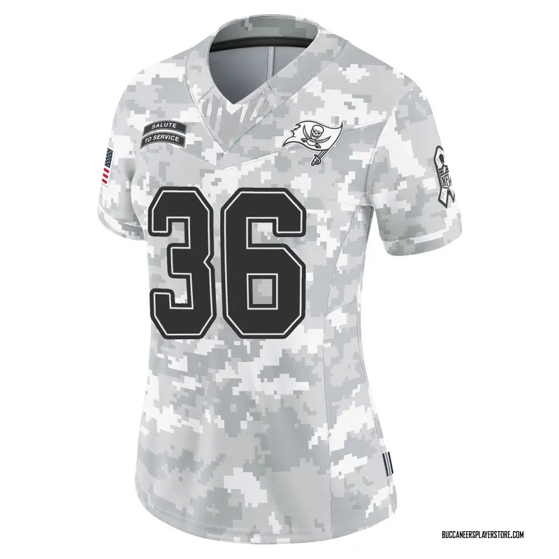 Nike JJ Roberts Tampa Bay Buccaneers Limited Arctic Camo 2024 Salute to Service Jersey - Women's