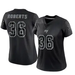 Nike JJ Roberts Tampa Bay Buccaneers Limited Black Reflective Jersey - Women's