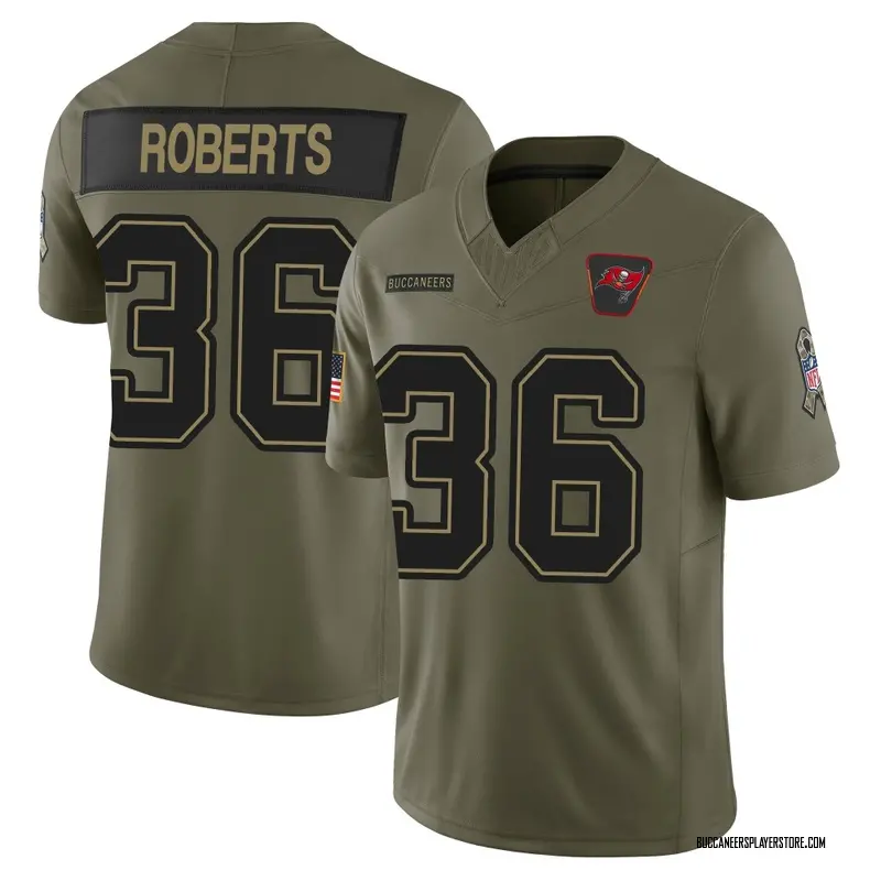Nike JJ Roberts Tampa Bay Buccaneers Limited Olive 2025 Salute to Service Jersey - Men's