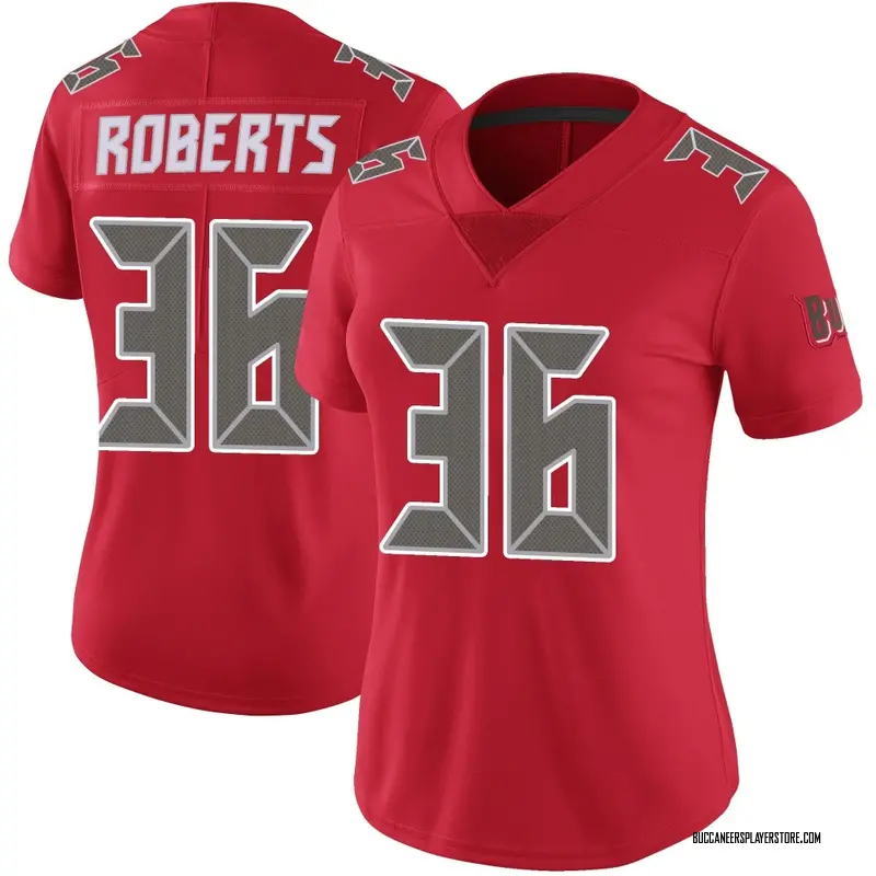 Nike JJ Roberts Tampa Bay Buccaneers Limited Red Color Rush Jersey - Women's