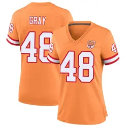Nike J.T. Gray Tampa Bay Buccaneers Game Cream sicle 50th Season Jersey - Women's