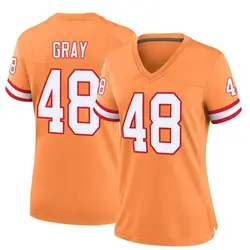 Nike J.T. Gray Tampa Bay Buccaneers Game Orange Throwback Jersey - Women's