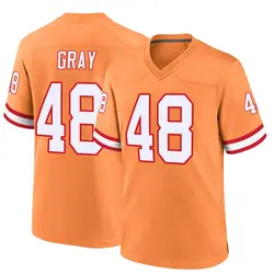 Nike J.T. Gray Tampa Bay Buccaneers Game Orange Throwback Jersey - Youth