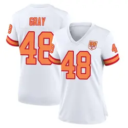 Nike J.T. Gray Tampa Bay Buccaneers Game White '76 50th Season Jersey - Women's
