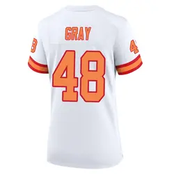 Nike J.T. Gray Tampa Bay Buccaneers Game White '76 50th Season Jersey - Women's