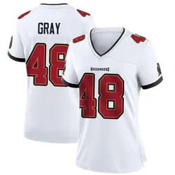 Nike J.T. Gray Tampa Bay Buccaneers Game White Jersey - Women's