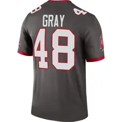 Nike J.T. Gray Tampa Bay Buccaneers Legend Gray Pewter Alternate Jersey - Men's