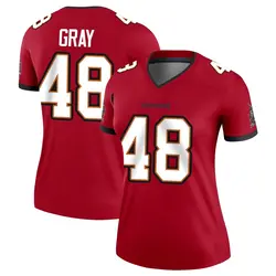 Nike J.T. Gray Tampa Bay Buccaneers Legend Red Jersey - Women's