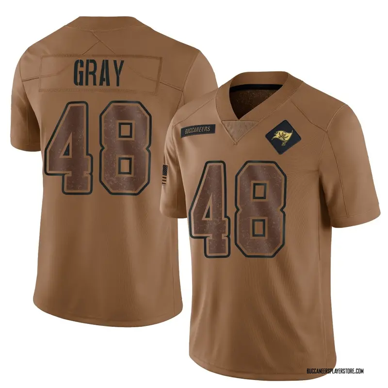 Nike J.T. Gray Tampa Bay Buccaneers Limited Brown 2023 Salute To Service Jersey - Men's