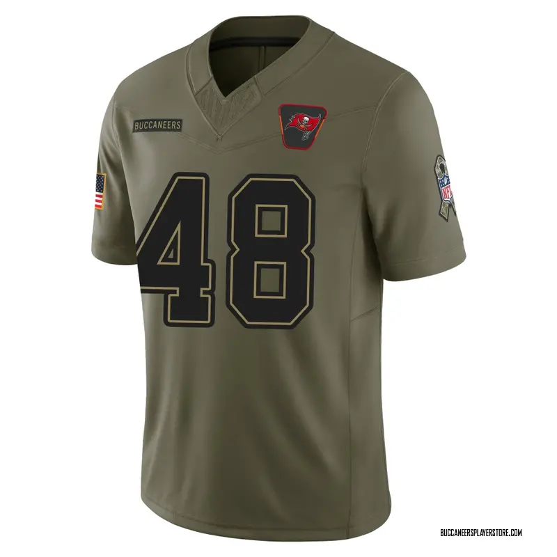 Nike J.T. Gray Tampa Bay Buccaneers Limited Gray Olive 2025 Salute to Service Jersey - Men's