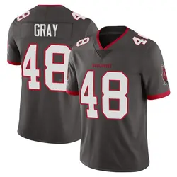 Nike J.T. Gray Tampa Bay Buccaneers Limited Gray Pewter Alternate Vapor Jersey - Youth