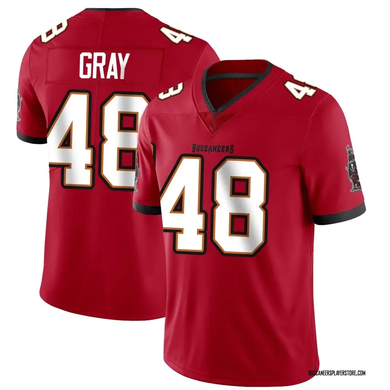 Nike J.T. Gray Tampa Bay Buccaneers Limited Red Team Color Vapor Untouchable Jersey - Youth