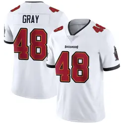 Nike J.T. Gray Tampa Bay Buccaneers Limited White Vapor Untouchable Jersey - Men's